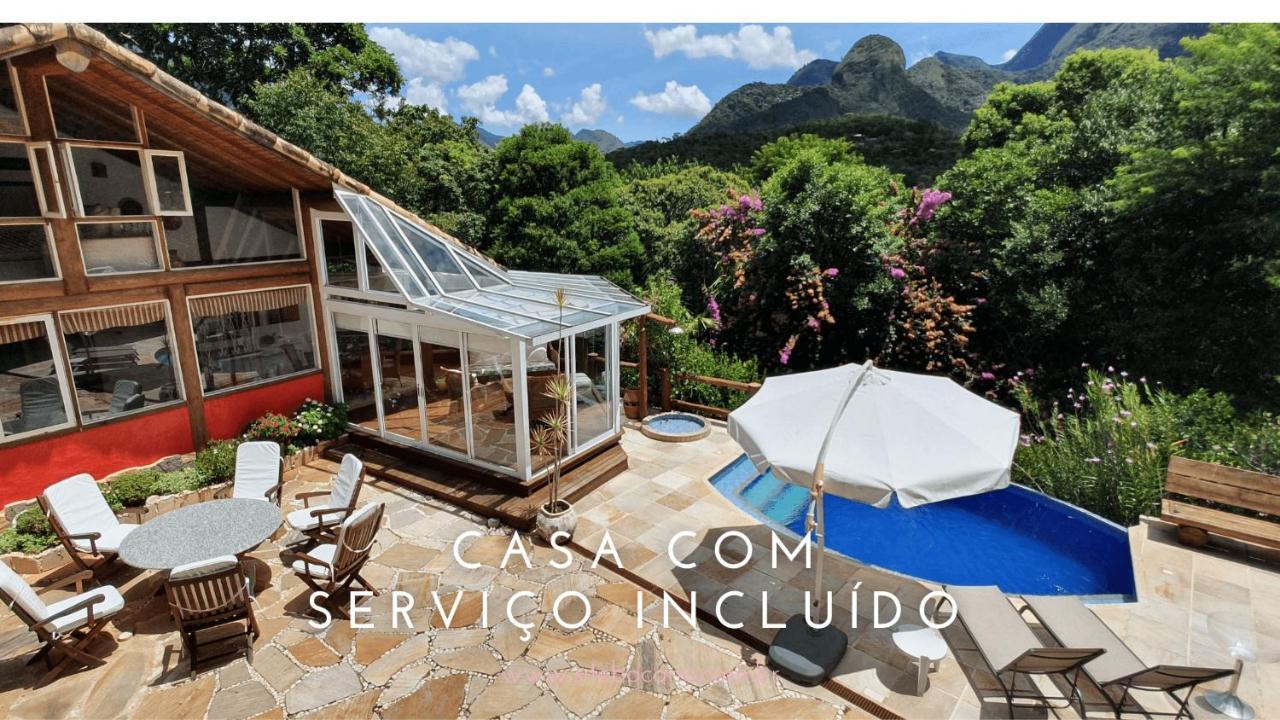 Casa Maria Comprida, Servico Incluido, Linda Vista Petrópolis Екстериор снимка
