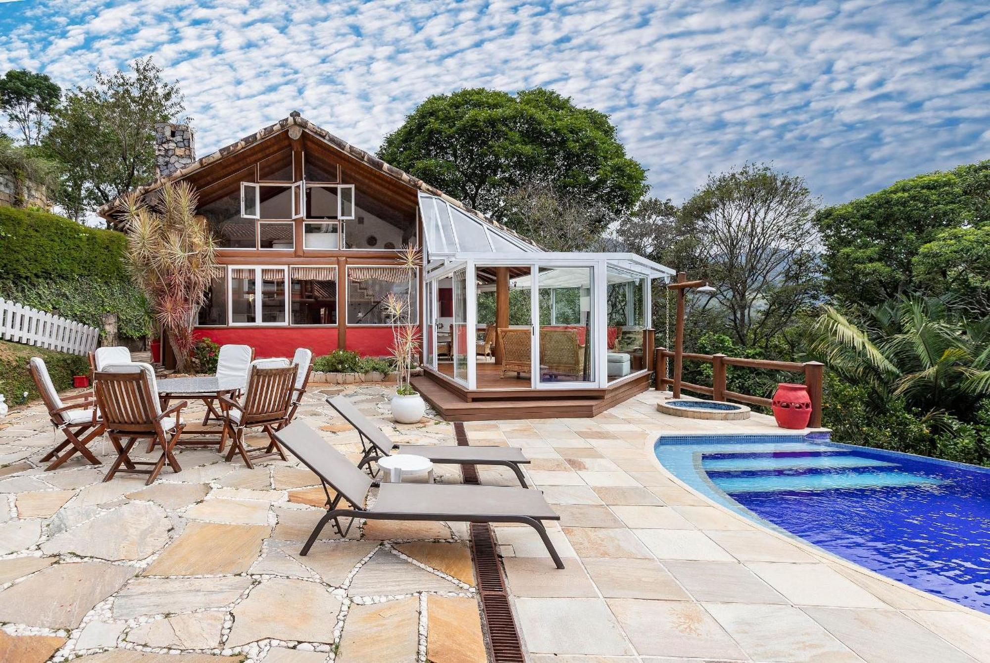 Casa Maria Comprida, Servico Incluido, Linda Vista Petrópolis Екстериор снимка